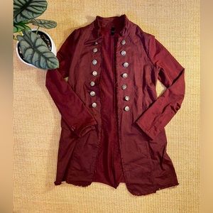 London Vintage looking maroon jacket